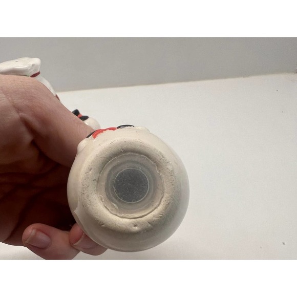 Vintage 3 Sets Christmas Salt & Pepper Shakers Snowmen Santa Chef Pair Ceramic - Picture 10 of 10